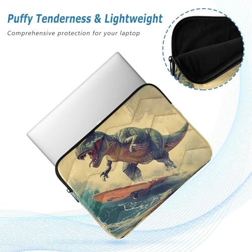 Funda impermeable para portátil 13-14 pulgadas con dinosaurio miniatura 5