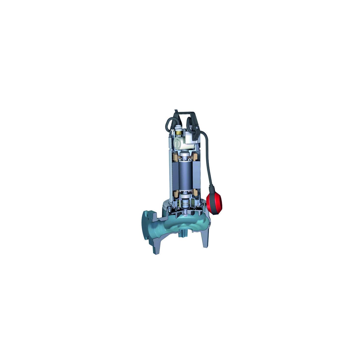 Pompe Calpeda Gqvm508 - Pompe De Relevage Eau Chargée Flotteur Intégré - 0.55kw 13.5m3/h 220v