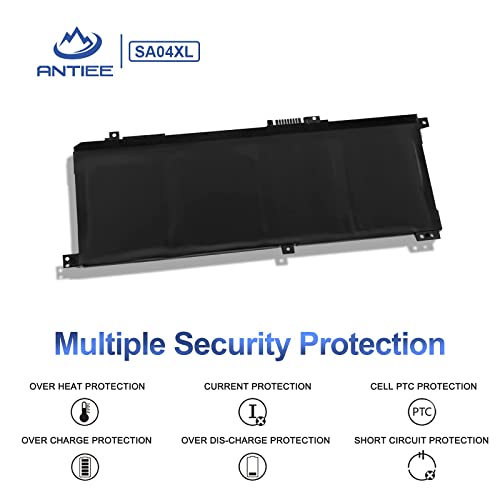 Antiee Sa04Xl L43267-005 Battery For Hp Envy X360 15-Dr 15-Ds 15M-Dr 15M-Ds 17-Cg 15-Dr0Xxx Dr1Xxx 15-Ds0Xxx Ds1Xxx 15M-Ds0Xxx Ds0011Dx 15M-Dr0Xxx Dr0011Dx Dr0012Dx Dr1012Dx Dr1011Dx 17M-Cg0013Dx #TOP4