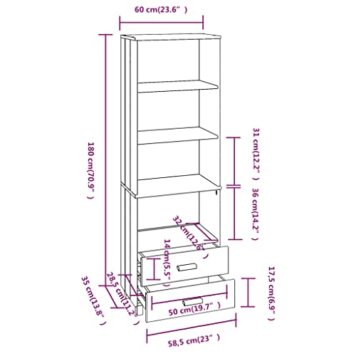 Meuble de rangement vertical de 180 cm pour optimiser l'espace de votre cuisine