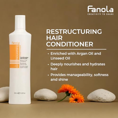 Fanola 8032947860982 Nutri Care Restructuring Conditioner 11.8 Oz - Deep Protein Conditioner For Dry, Damaged, Or Chemically Treated Hair thumb #1