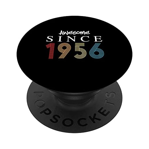 Impresionante Desde 1956 Cumpleaños 1956 Vintage 1956 Año PopSockets PopGrip Intercambiable