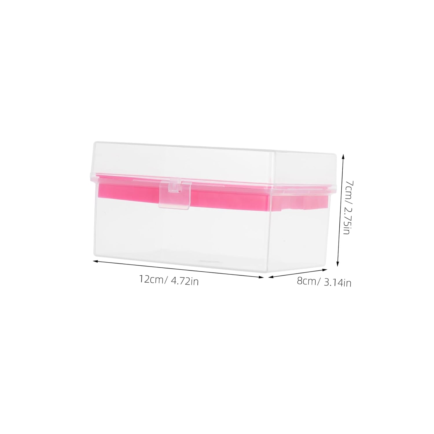 Amosfun Laboratory Pipette Tips Holder Box Plastic Storage Organizer with Transparent Lid for Efficient Lab Use and Easy Access to Pipette Tips