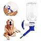 FakeFace Wasserspender Trinkflasche unterwegs Tierzubehör 500ML Wasser Flasche zum Aufhängen für Hunde Katze Welpen Kaninchen Haustier