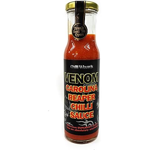 Chilli Wizards Venom - Superhot Carolina Reaper Chilli Sauce Cover