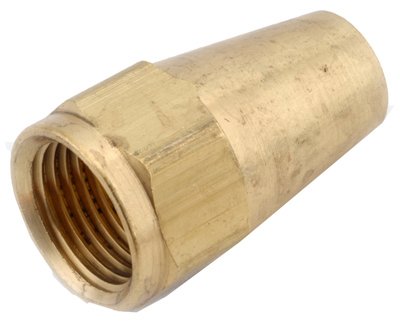 Anderson Metals - Anderson Metals Brass Tube Fitting, Long Flare Nut, 3/8" Tube OD