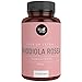 Produktbild Vergleichssieger 2022 - Rhodiola Rosea Kapseln · hochdosiert mit 800mg Tagesdosis · 3% Rosavin zu 1% Salidrosid· Premium Rosenwurz Extrakt 100% Natur & vegan · Ohne Zusatzstoffe · 400mg Kapsel
