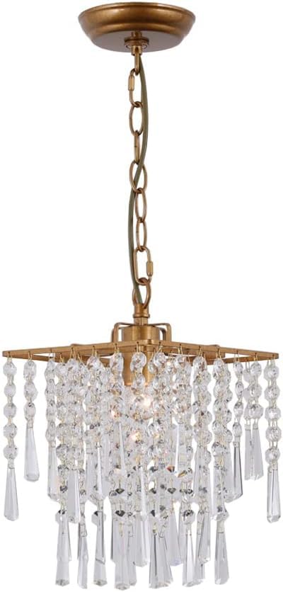 Luminaire d'intérieur réglable en cristal véritable et finitions en métal raffiné