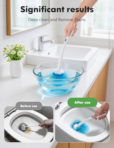 Image of 100 Count Toilet Cleaner Refill Pads for Clorox Toilet Wand | No Falling Apart, Quick & Powerful Cleaning Disposable Toilet Brush Refills for Bathroom, Bathtub, Sink, Glass Cleaning