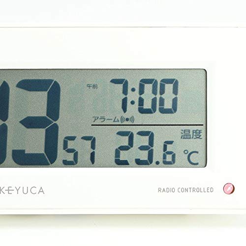 電波時計 目覚まし時計 Amazon.co.jp: [ケユカ] KEYUCA neom 電波クロック 目覚まし時計 [W160