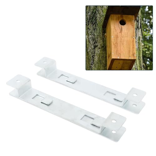 Grcfumo 2 conjuntos de suporte de cabide para casa de pássaros, suporte de suspensão para casa de pá