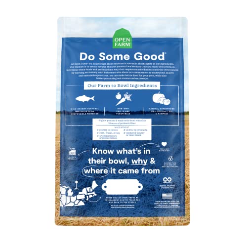 Open Farm Catch-Of-The-Season Whitefish Grain-Free Dry Dog Food, Sustainably Caught Fish Recipe With Non-Gmo Superfoods And No Artificial Flavors Or Preservatives, 4 Lbs #TOP2