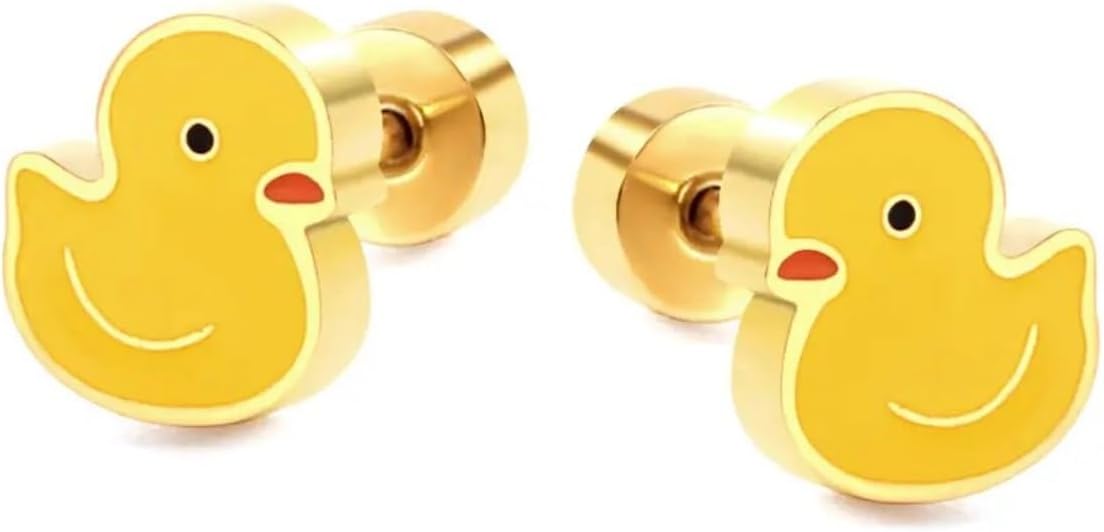 Duck, Lion, Penguin & Corgi Earrings - Owl & Butterfly Studs for Women