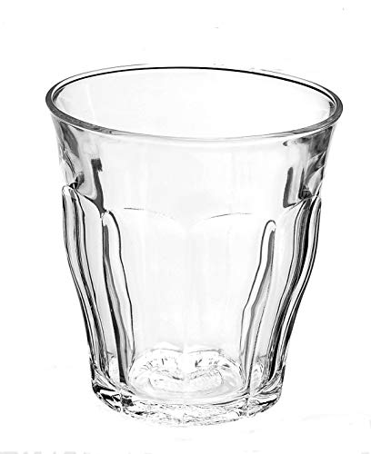 Duralex 24 x Wasserglas, Trinkglas, Hartglas, 16 cl, Ø 7.5 cm