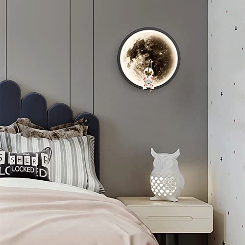 Luces de pared LED regulables tipo planeta con astronauta creativo 3
