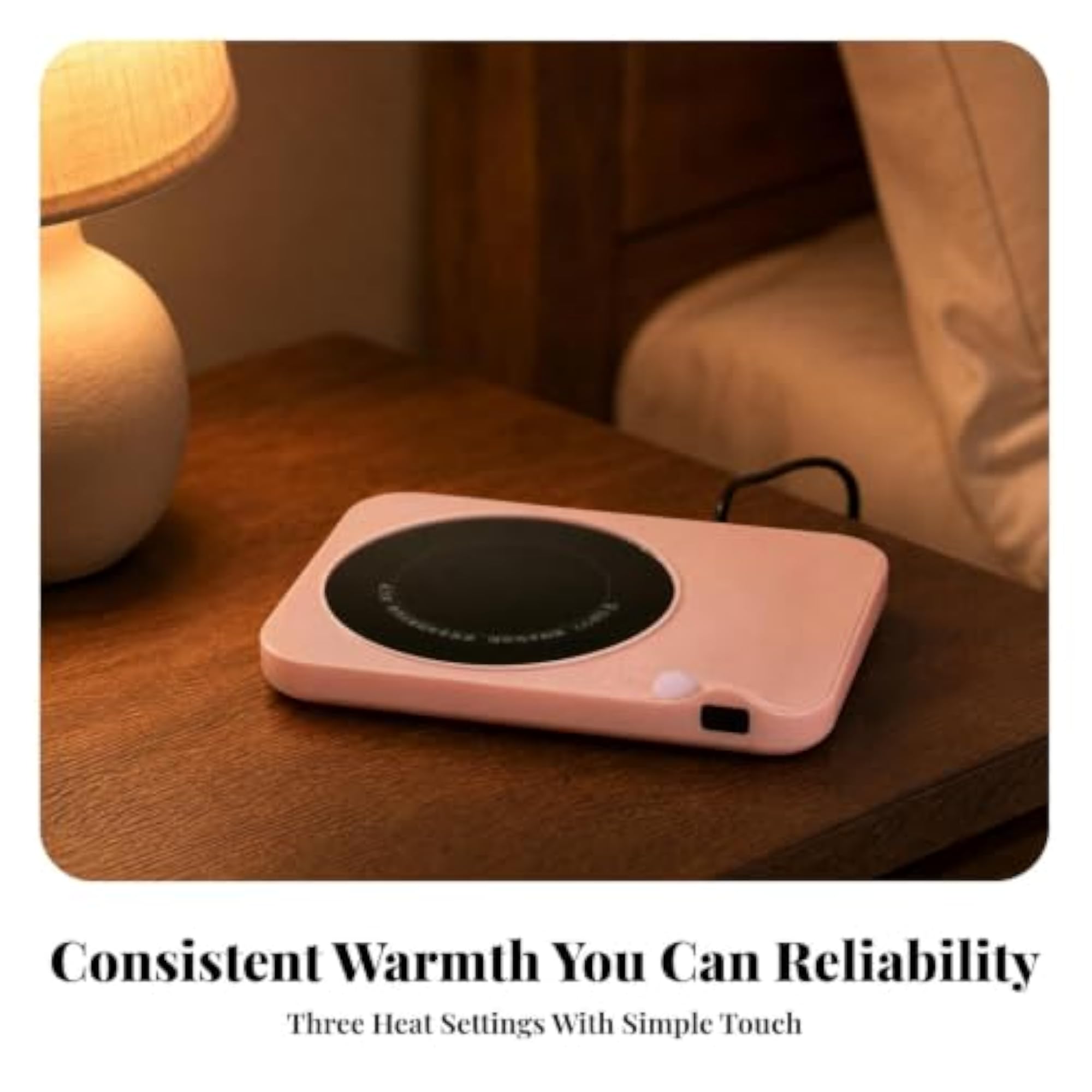 Drink Warmer for Cups with Touch Control Automatic Shutoff
