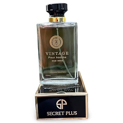 VINTAGE Pour Homme OUD NOIR Eau De Parfum for Men 3.4 Fl Oz - Daytime Casual Wear