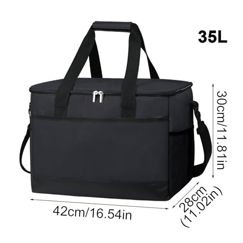 Aislante de 35 L – Recipiente térmico para Alimentos fríos y Calientes, isotérmica con Correa de Transporte de Bebidas, mariscos, Leche y Cerveza, Gran para Picnic, Camping - imagen 7