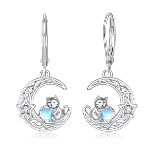 Boucles d'oreilles chat en argent pour sublimer votre style au quotidien