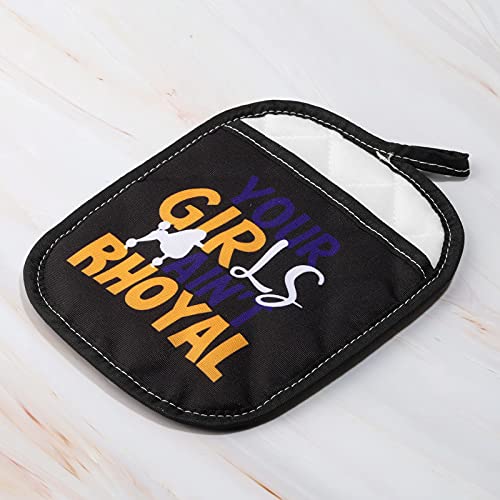 G2Tup Sigma Gamma Rho Sorority Oven Mitts Heat Resistant Your Girls Ain’t Rhoyal Kitchen Decor Sgrho Sorority Gift (Your Girls Ain’t Rhoyal) #TOP1