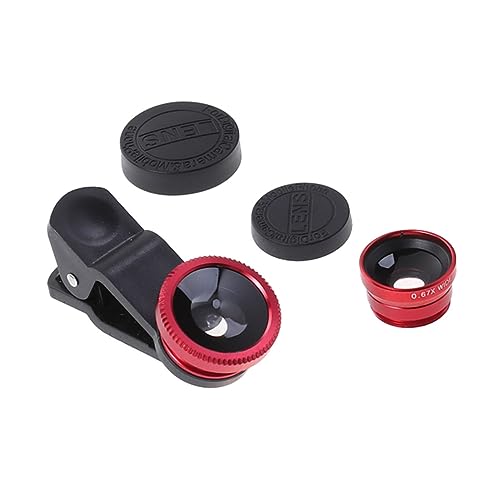 balacoo Portable Phone Camera Lens Set Wide Angle Macro Fisheye Telephoto Lens