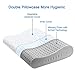Milemont Memory Foam Pillow, Bamboo Charcoal Memory Foam, Cervical Pillow for Neck Pain, Orthopedic Contour Pillow Support for Back, Stomach, Side Sleepers, Pillow for Sleeping, CertiPUR-US, Standard
