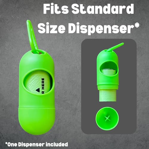 Sacos biodegradáveis para cocô de cachorro com dispensador (576 sacos) Saco de coleta de cocô de cac