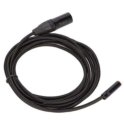 Cable de 3,5 mm a XLR macho para conectar tu micrófono al mezclador en el estudio de grabación