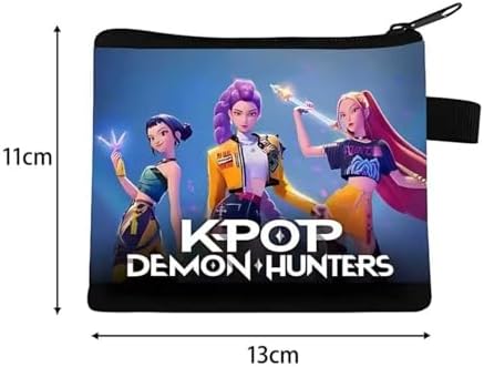 Demon Movie Hunters Element Girl's Wallet 13×11CM - Mini & Compact, Daily Commute Essential - 1