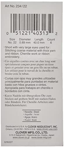 Image of Clover Gold Eye Chenille, No. 22 (Pack of 2)