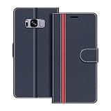 Esta funda Samsung Galaxy S8 con tapa se puede configurar horizontalmente y actuar como soporte, ideal para ver películas o chatear por video.
