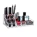 Produktbild Relaxdays Kosmetik Organizer Acryl, 8 Fächer, kleiner Make Up Organizer, Bad Aufbewahrung für Schminke, transparent