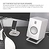 Kanto S6W Desktop Speaker Stands for Large Speakers - 2 Pack (White) #3