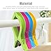 Attmu Beach Towel Clips for Beach Chairs(12 Pack), Towel Holder in Fun Bright Colors, Keep Towel from Blowing Away (D-12 Pack)