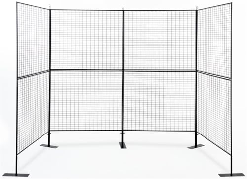 U-Shaped Art Display Grid, 8 Panels