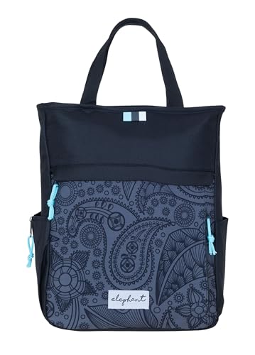 SPEAR Rucksack Damen Herren Hygge Cityruksack Damenrucksack Freizeitrucksack Büro Sport Freizeit backpack A4 12788 (12790 black paisley (4))