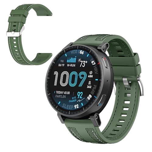 [SpinoArmor] Amazfit Active Max �p �o���h ���v�o���h �h�����v�ւ��x���g �V���R���� �����x���g �ʋC �_�炩�� �h�� �y�� �ϏՌ� �ʋC�� �j�����p �t���ւ��ȒP �Ή�Amazfit Active Max�i�O���[���j