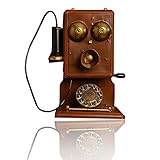 TELEFON IM RETRO-STIL: Unser Retro-Kunstdekor hat eine exquisite Verarbeitung. Jedes Telefondekor im Vintage-Stil ist einzigartig. Vintage-Stil geht nie aus.