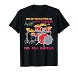 Photo Gallery regalo per ragazza drums batterista musica rock batteria maglietta Photo Gallery regalo per ragazza drums batterista musica rock batteria maglietta