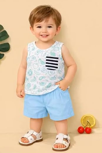Summer season dresses for baby and child Cottonblend dress|Blue baba suit