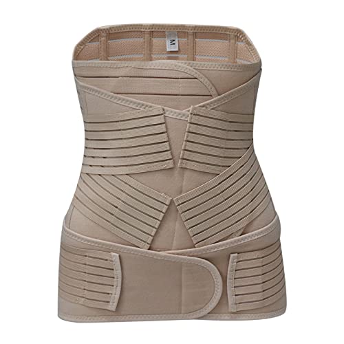 Postpartalstöd,3 in 1 Postpartum Gördel Support Återhämtning Mage Bälte Dam Postpartum Gördel Korsett Återhämtning Magband Omlott Bälte Support Återhämtning Mage Midja Bäcken Bälten,L,C