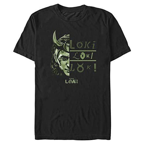 T-shirt noir Loki Marvel homme 3XL parfait pour vos journées décontractées