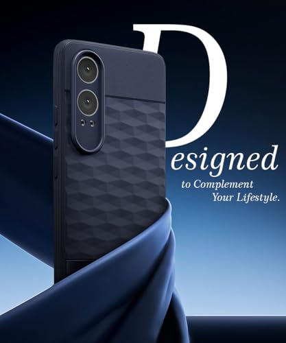 Image of WOW IMAGINE Back Cover for 1+ OnePlus Nord CE 4 Lite 5G with Hexa Cube Design | Ultra Slim Soft Rubberised Case | Inner Velvet Fabric | Matte Silicone Flexible Mobile Case | Camera Protection - Blue