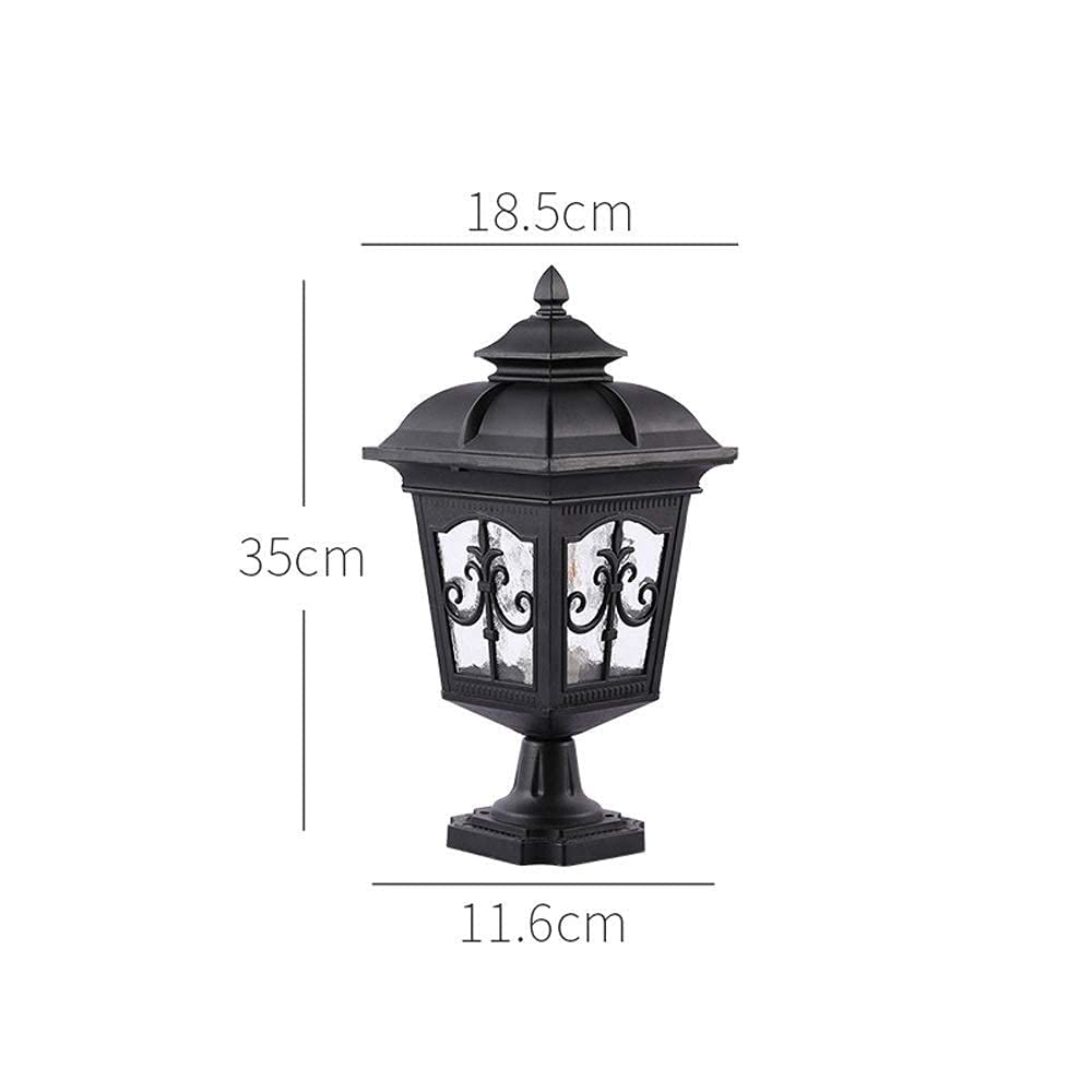 Lampa uliczna Latarnia ogrodowa Zewnętrzne lampy podłogowe Latarnia Słupek płotu ogrodowego Zewnętrzne kolumny oświetleniowe Oświetlenie krajobrazu E27 Zewnętrzne lampy słupkowe Oprawy Oszczędnoś