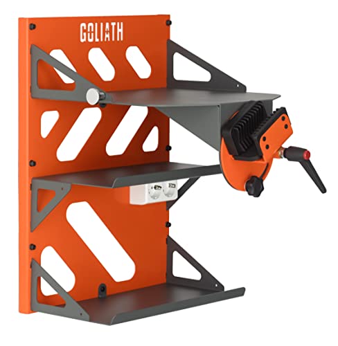 WOOPY Soporte de Reparación y mantenimiento de Bicicletas, Soporte Pared para Bicicleta eléctrica montaña. Altura fija. Desmontable, uso Interior o Exterior, Carga Máxima 40 kg, Goliath Space Pro Cover