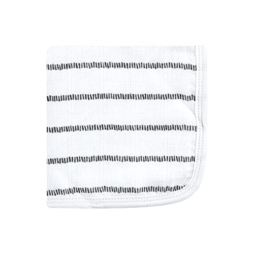 Image of Hudson Baby Unisex Baby Cotton Muslin Washcloths, Modern Neutral Safari, One Size