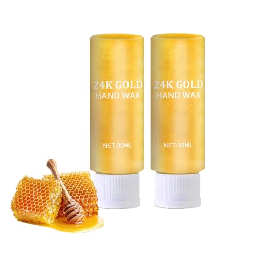 Generisch 24K Gold Honig Handmaske 2 Stück