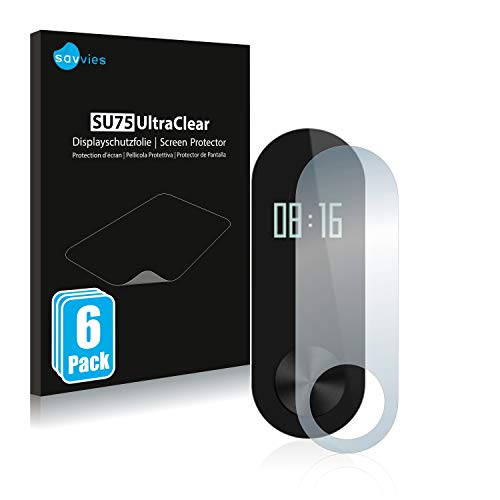 Protector Pantalla Xiaomi Mi Band 2 Pelicula Protectora [6 Unidades] Screen Protector