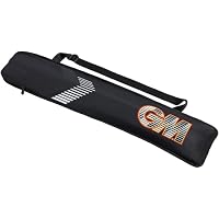Gunn & Moore GM | Rival Cricket Full Length Bat Cover Bag | Securely Protect Bat in Transit | Carry Handle | Holds 1 Full Size Bat | Tough 600 Denier Polyester | Black Red & Yellow