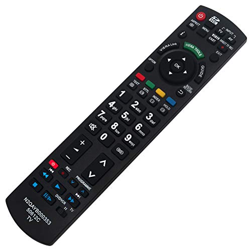 VINABTY N2QAYB000353 Remote Control Replace fit for Panasonic TX-LR22X20 TX-P46Z11E TX-P50V10B TX-P42V10E TX-P46G15B TX-LR32U20 TX-LR32X20 TX-P42G15B TX-P50V10E TX-P65V10E - Image 2